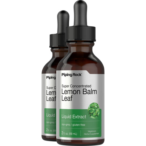 Lemon Balm Liquid Extract, 2 fl oz (59 mL) Dropper Bottle, 2  Dropper Bottles