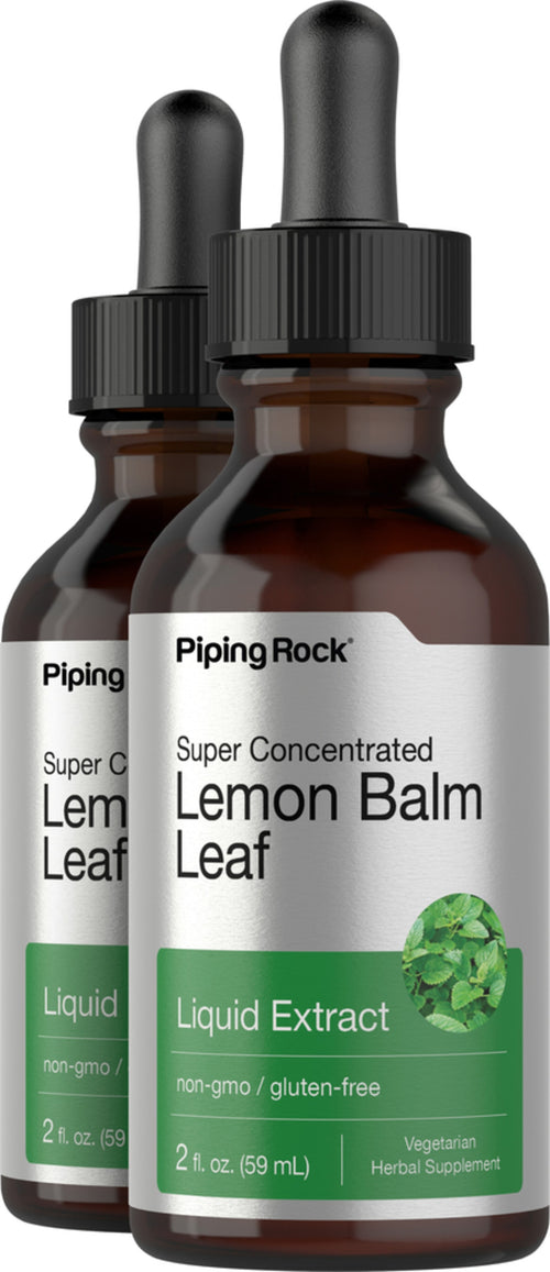 Lemon Balm Liquid Extract, 2 fl oz (59 mL) Dropper Bottle, 2  Dropper Bottles