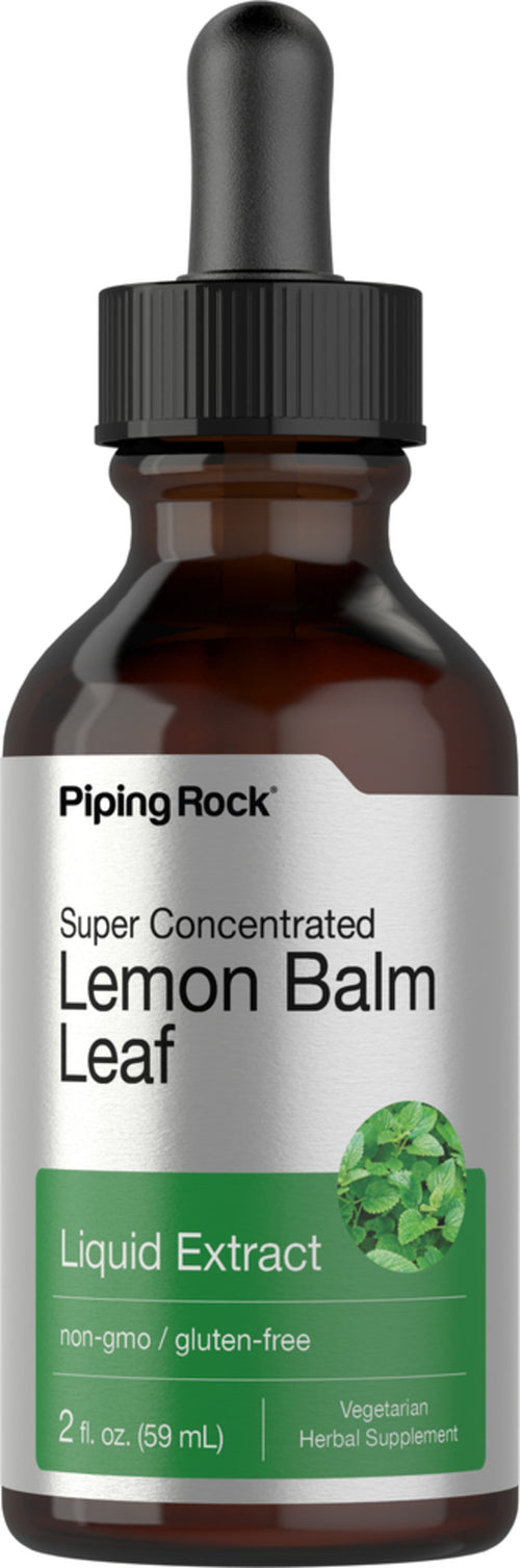 Lemon Balm Liquid Extract, 2 fl oz (59 mL) Dropper Bottle