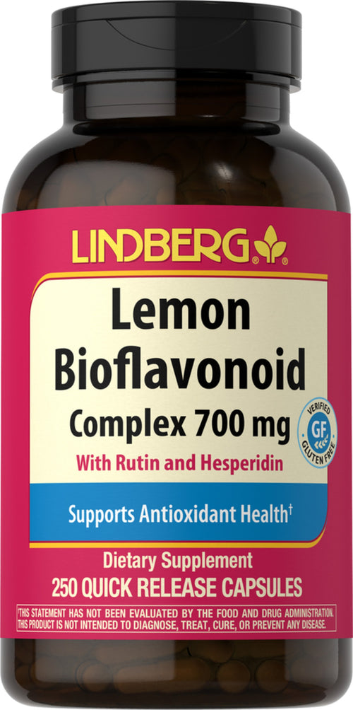 檸檬生物類黃酮 700 mg 250 快速釋放膠囊     