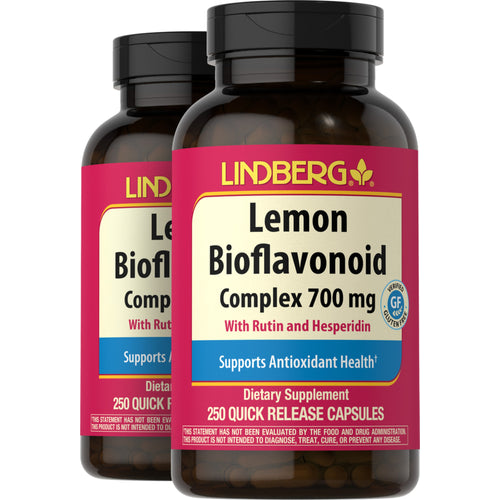 Lemon Bioflavonoid Complex, 700 mg, 250 Quick Release Capsules, 2  Bottles