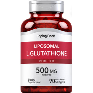 L-Glutathion liposomal (réduit),  500 mg (par portion) 90 Capsules molles à libération rapide