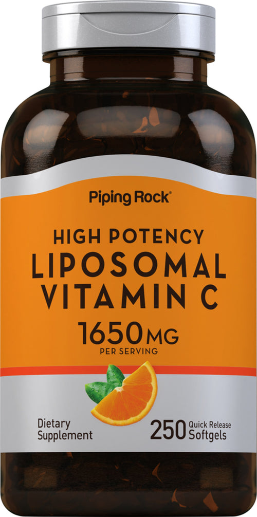 Liposomal Vitamin C Complex, 1650 mg (per serving), 250 Quick Release Softgels