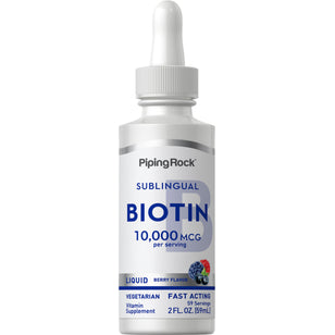 Flytande Biotin 10,000 mcg 2 fl oz 59 ml Flaska  