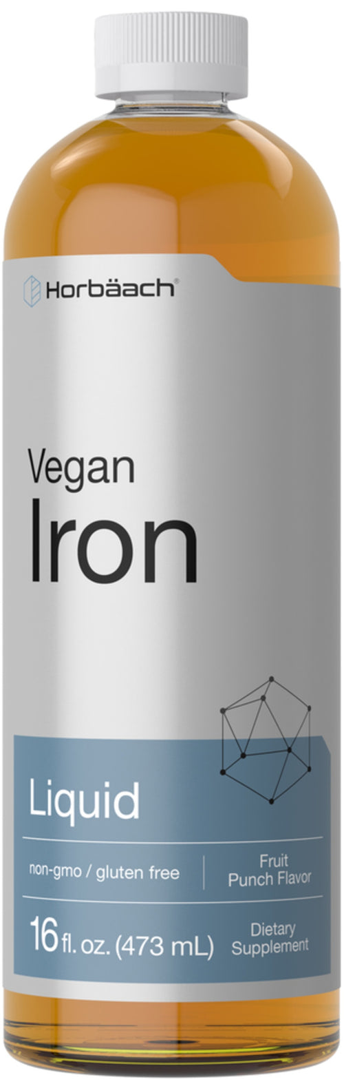 Liquid Iron (Fruit Punch), 16 fl oz (473 mL) Bottle