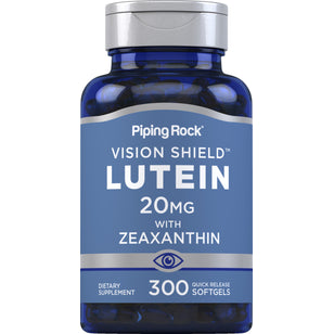 Lutéine + Zéaxanthine 20 mg 300 Capsules molles à libération rapide     