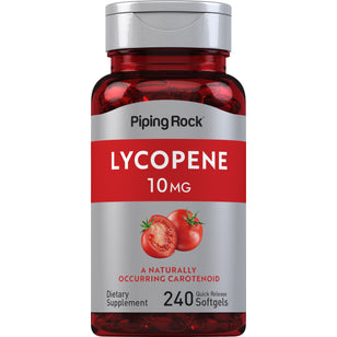Lycopene, 10 mg, 240 Quick Release Softgels Bottle