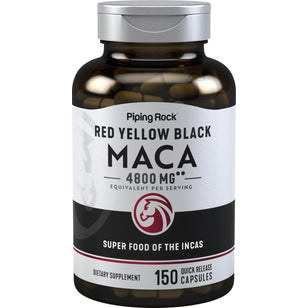 Maca, 4800 mg (per serving), 150 Quick Release Capsules