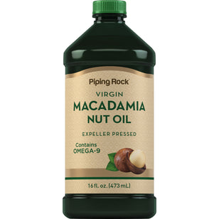 Aceite de nuez de macadamia 16 fl oz 473 mL Botella/Frasco    