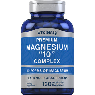 Magnesium "10" Complex, 130 Vegetarian Capsules