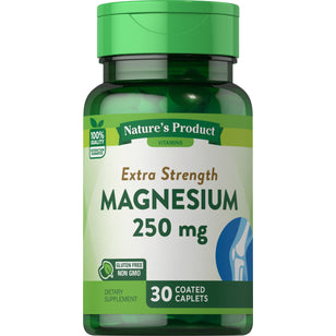 Magnesium, 250 mg, 30 Coated Caplets