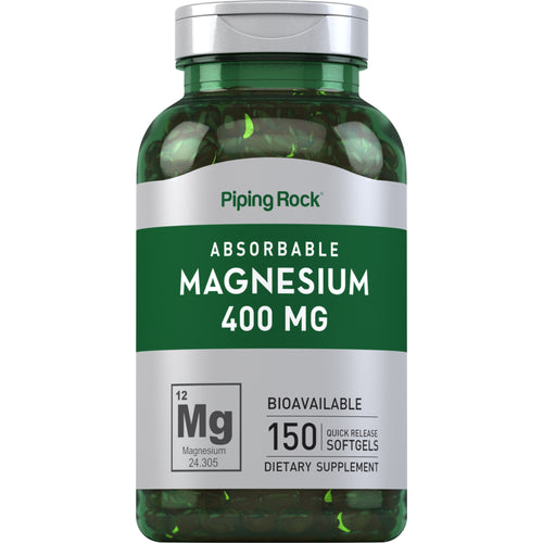 Magnésium 400 mg 120 Capsules molles à libération rapide     
