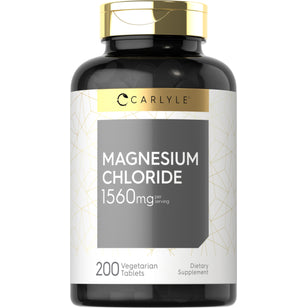 Magnesium Chloride, 1560 mg (per serving), 200 Vegetarian Tablets