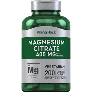 Citrato de magnesio  400 mg (por porción) 200 Comprimidos recubiertos     