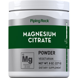Magnesium Citrate Powder, 8 oz (227 g) Bottle