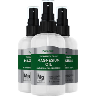 Magnesium Oil, 8 fl oz (236 mL) Spray Bottle, 3  Spray Bottles