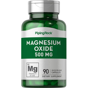 Óxido de magnésio  500 mg 90 Cápsulas de Rápida Absorção     