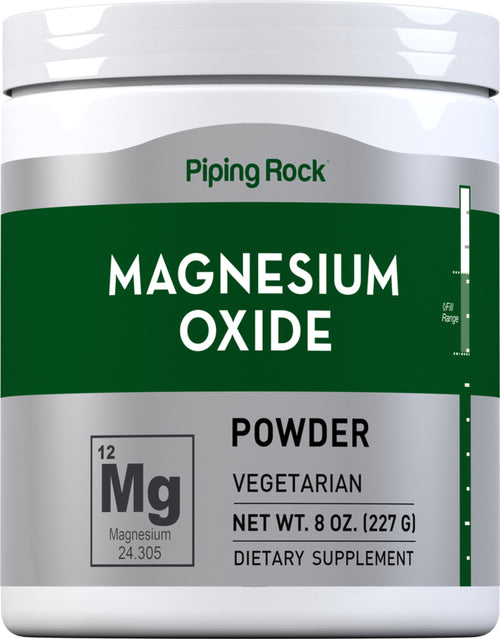 Magnesiumoxidpulver 8 oz 227 g Flasche    