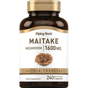 Extrait de champignon de maitake 1,600 mg (par portion) 240 Gélules à libération rapide     