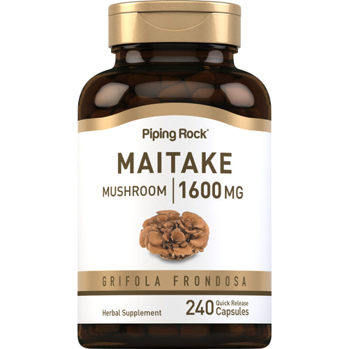 Ekstrakt z grzyba Maitake  1,600 mg (na porcję) 240 Kapsułki o szybkim uwalnianiu     