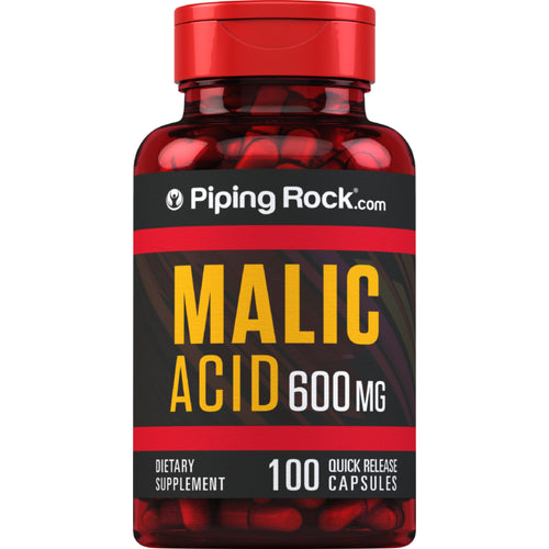 Malic Acid, 600 mg, 100 Quick Release Capsules