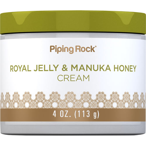 Royal Jelly og Manuka-honningcreme 4 oz 113 g Glas    
