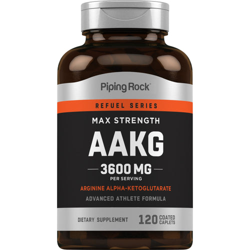 Maximale sterkte AAKG arginine alfa-ketoglutaraat 3600 mg (per portie) 120 Gecoate capletten     