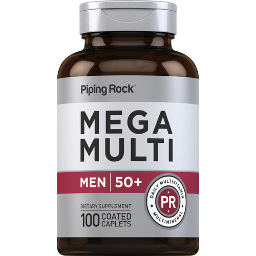 Mega Multiple pentru bărbaţi 50 plus 100 Tablete cu înveliş solubil protejate       