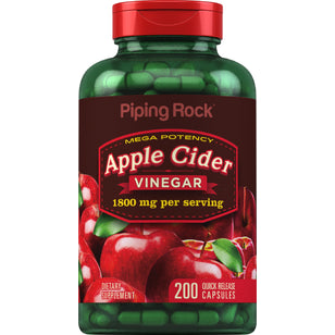 Aceto di mele super efficacia  1800 mg (per dose) 200 Capsule a rilascio rapido     
