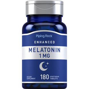 Melatonin, 1 mg, 180 Tablets Bottle