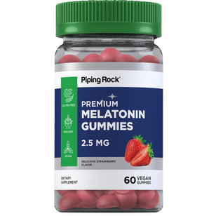 Melatonín (prírodné bobule),  2.5 mg 60 Vegánske gumené cukríky