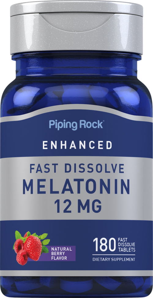 Melatonina Dissolução rápida 12 mg 180 Comprimidos de dissolução rápida     