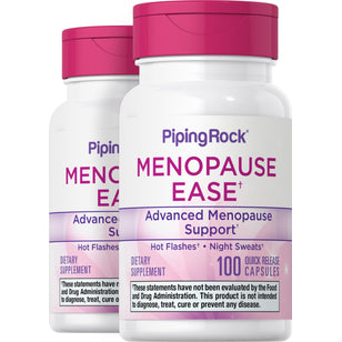 Menopause Ease, 100 Quick Release Capsules, 2  Bottles