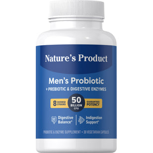 Men's Probiotic 50 Billion, 30 Vegetarian Capsules