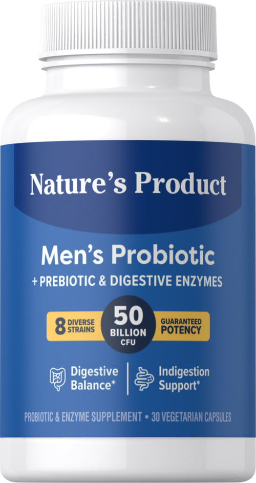 Men's Probiotic 50 Billion, 30 Vegetarian Capsules