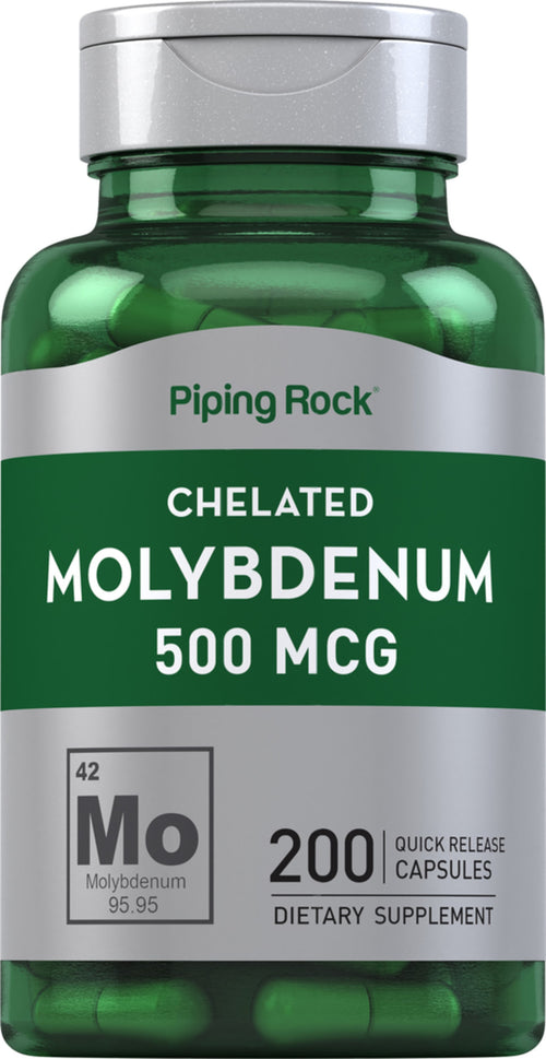 Molybdeen  500 mcg 200 Snel afgevende capsules     