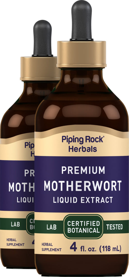 Motherwort Liquid Extract, 4 fl oz (118 mL) Dropper Bottle, 2  Dropper Bottles