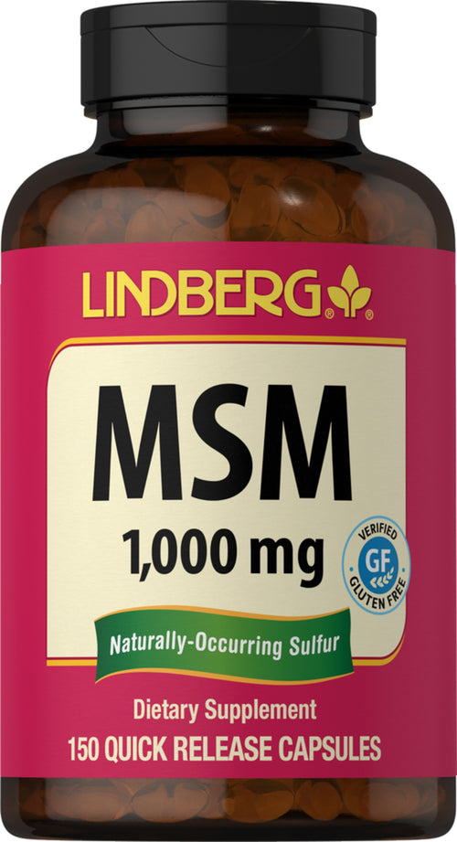 MSM, 1000 mg, 150 Quick Release Capsules