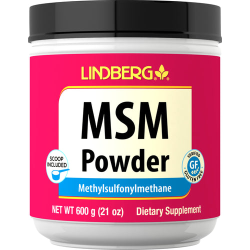 MSM (metylsulfonylmetán), prášok 4000 mg (v jednej dávke) 21 oz 600 g Fľaša  