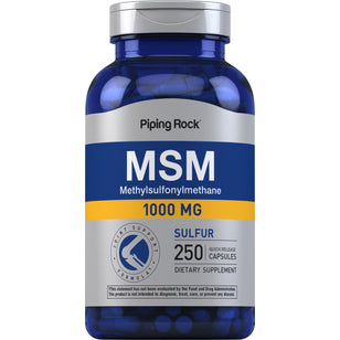 MSM + Schwefel  1000 mg 250 Kapseln mit schneller Freisetzung     