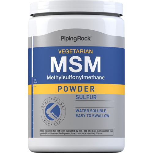 Pó (enxofre) MSM 3000 mg (por dose) 16 oz 454 g Frasco  