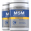 MSM + Sulfur Powder, 3000 mg (per serving), 16 oz (454 g) Bottles, 2  Bottles