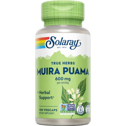 Muira Puama, 600 mg (per serving), 100 Vegetarian Capsules