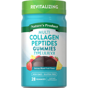 Multi Collagen Peptides (Delicious Mixed Fruit), 28 Gummies