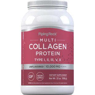 Multi-colagen proteine 10,000 mg 32 oz 908 g Sticlă  