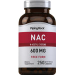 N-acetyl cystein (NAC) 600 mg 250 Kapsler for hurtig frigivelse     
