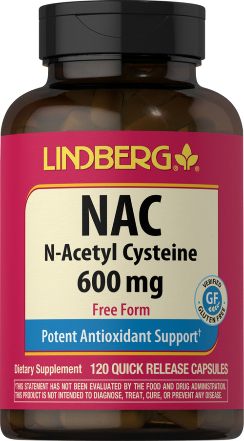 NAC N-acetylcisteín 600 mg 120 Vegetariánska Kapsle     