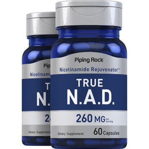 NAD, 260 mg (per serving), 60 Quick Release Capsules, 2  Bottles