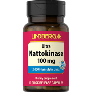 Nattokinase (2,000 FU), 100 mg, 60 Quick Release Capsules