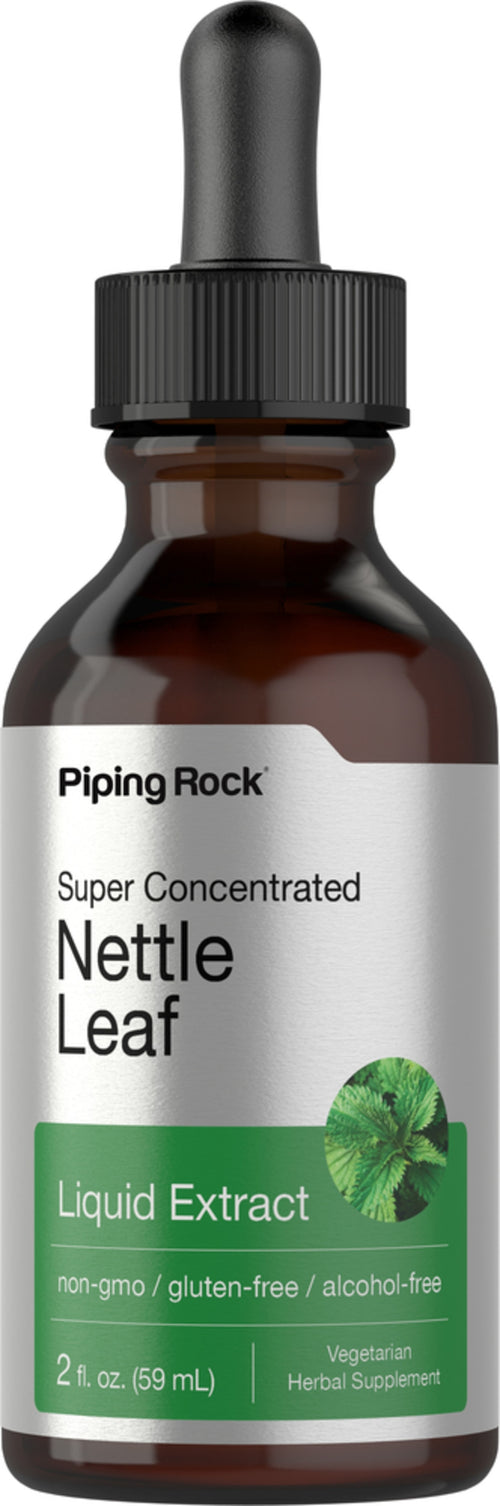 Nettle Leaf Liquid Extract Alcohol Free, 2 fl oz (59 mL) Dropper Bottle